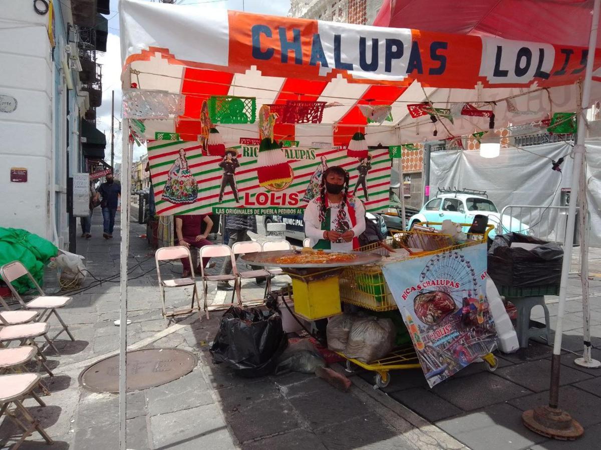 Hostal Azul Puebla Barrio El Alto Εξωτερικό φωτογραφία