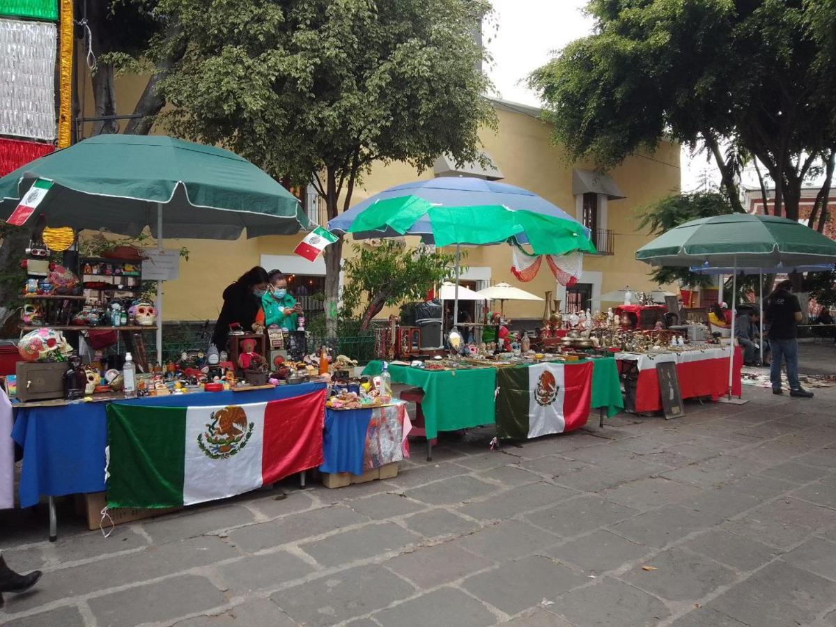 Hostal Azul Puebla Barrio El Alto Εξωτερικό φωτογραφία